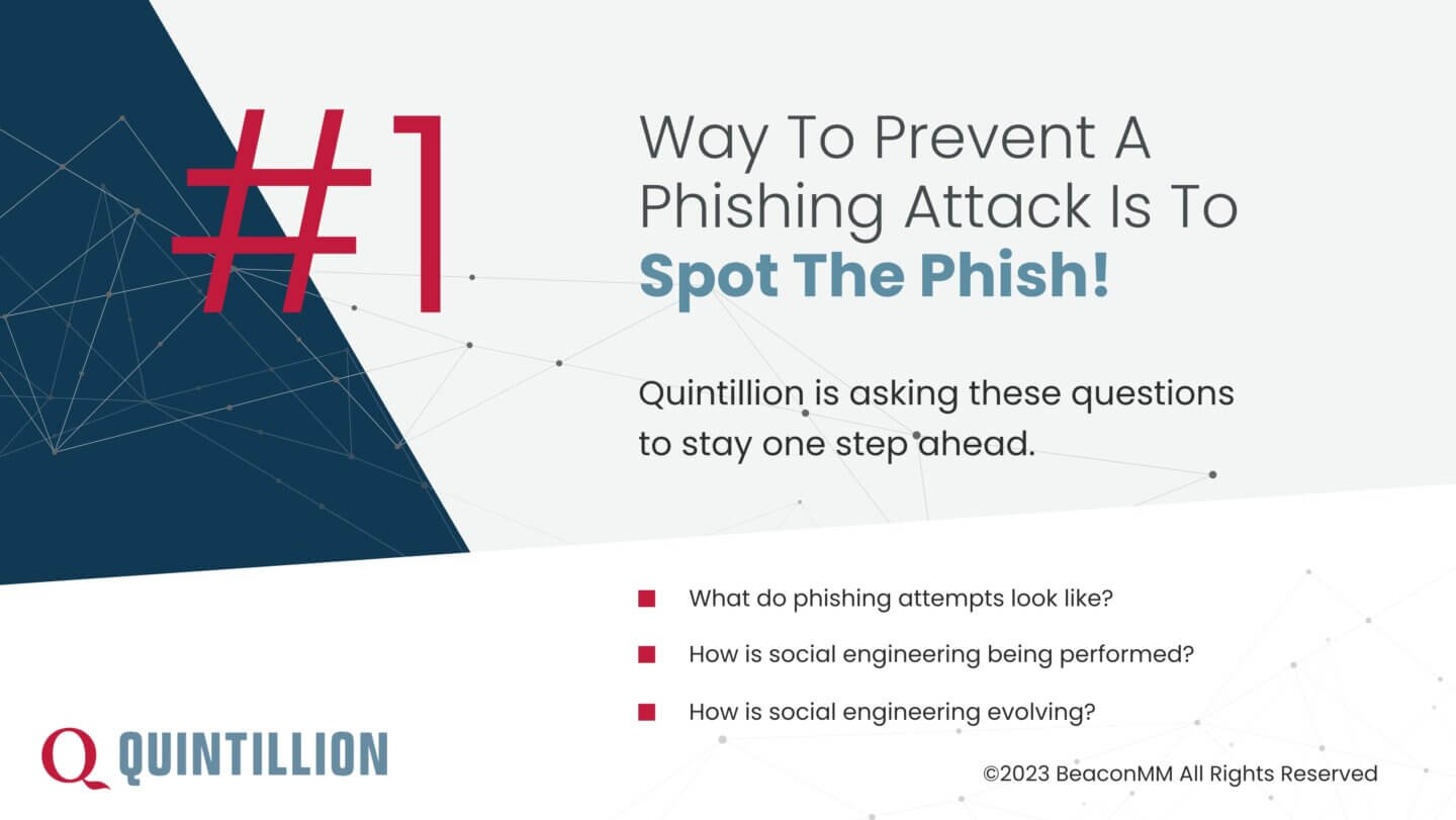 Way To Prevent A Phishing Attack Is To Spot The Phish Infographic