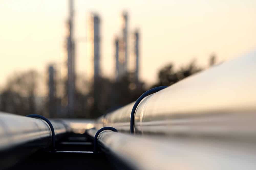 Pipes from an oil and gas company