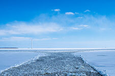 Sea ice in the Alaskan Arctic