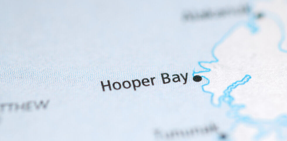 Map of Hooper Bay Alaska