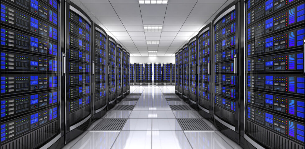 Servers from a Colocation Data Center