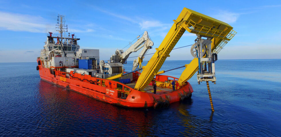 subsea cable laying ship