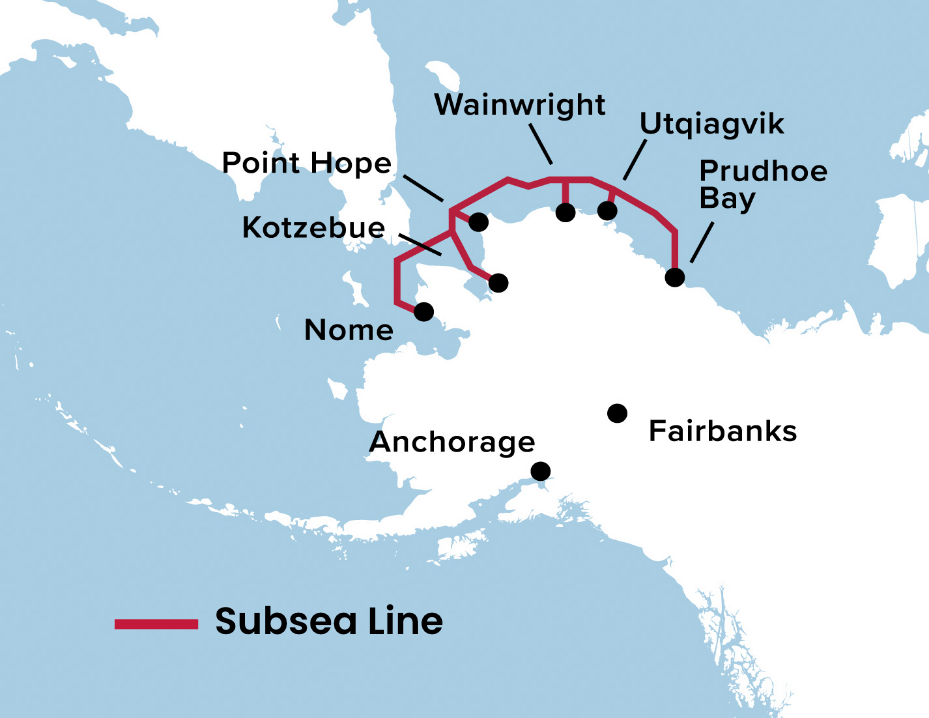 Subsea Line map